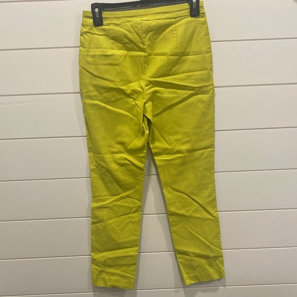 Chartreuse Stretchy Pants - Picture 3 of 6